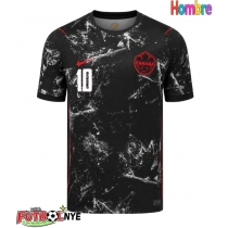 Camiseta Canadá Jonathan David #10 Visitante Equipación Mundial 2026 manga corta